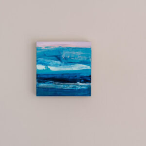 Mini Beach Lines 5 (£150) <br><span class="prod-category">Beach Lines Collection</span><br><span class="prod-size">13cm x 13cm oil on gesso</span>